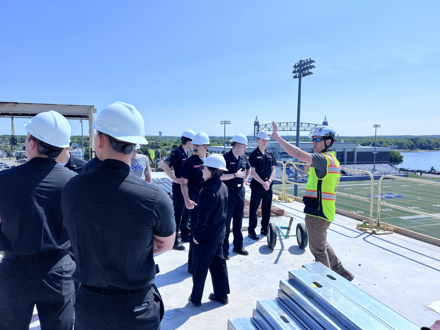 IMB | June 3, 2025: IMB Students Tour STEM Building Construction Site ...